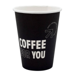 Бумажный стакан 350мл. COFFEE FOR YOU, 1000шт/кор. Есо рак