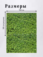 Оксфорд с принтом 3 метра №1 420 D