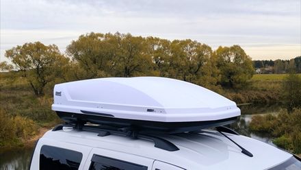 Автобокс Way-box 700 литров белый 228*95*47 см.