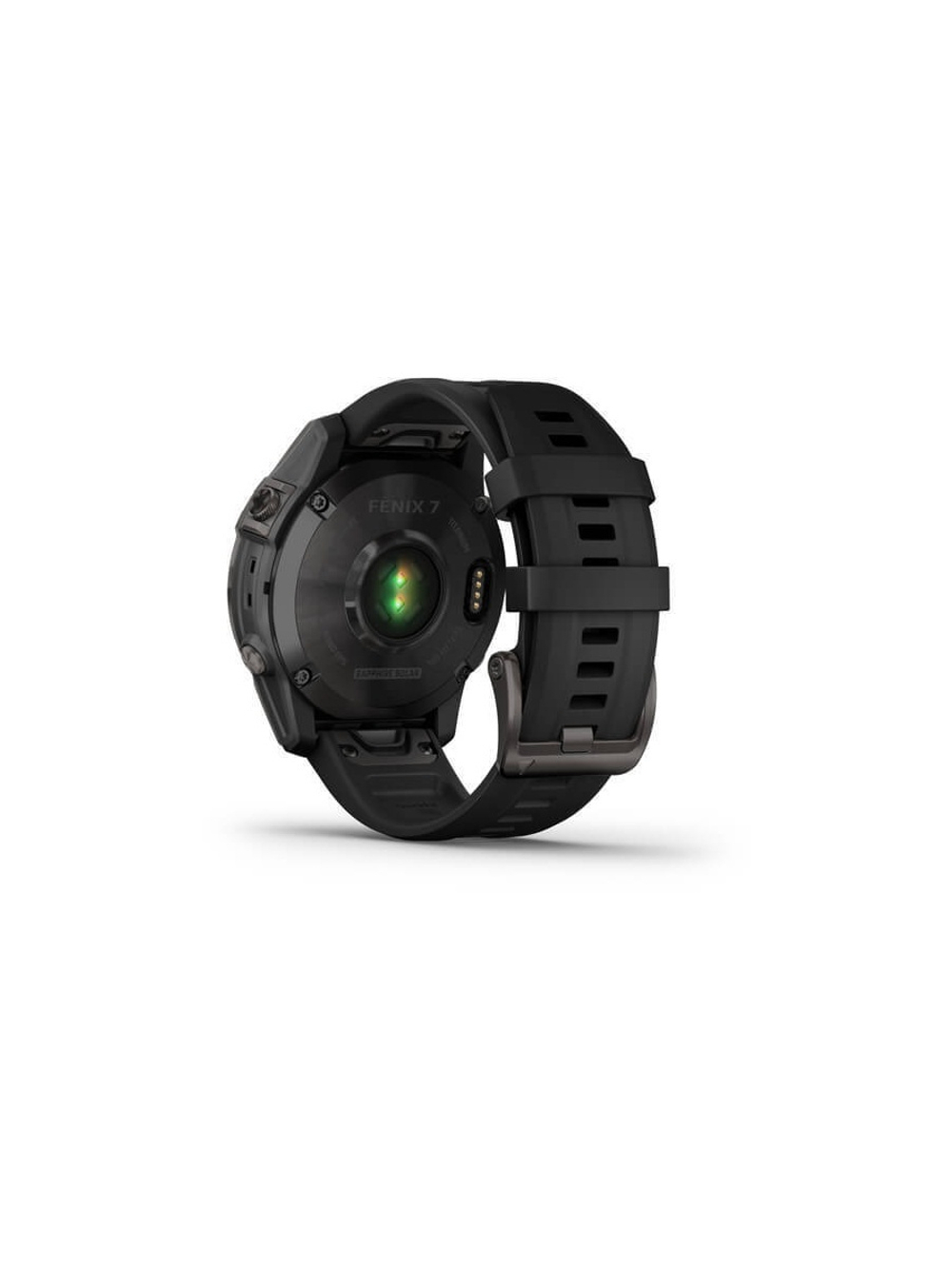 Garmin Fenix 7 Sapphire Solar титановый Carbon Gray DLC с силиконовым ремешком (010-02540-21)