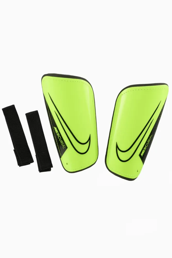 Футбольные щитки Nike Mercurial Hardshell - зеленый