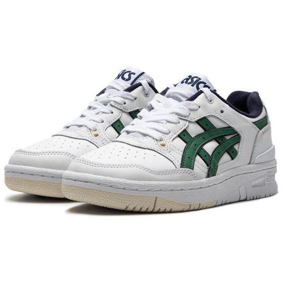 Кроссовки Asics EX89 для скейтбординга Низки Бело-зеленые Уни