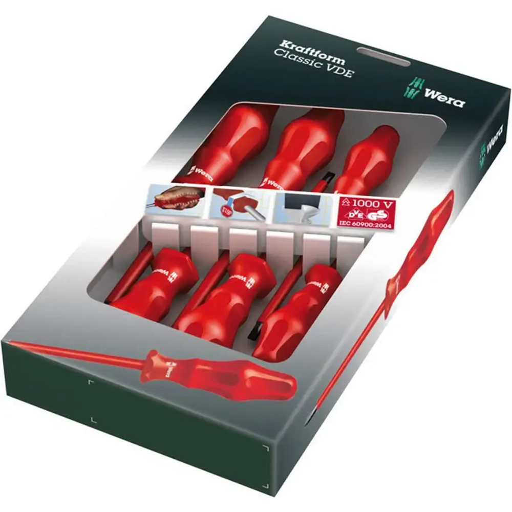1760 i/6 Набор отвёрток Kraftform Classic VDE WERA 05031282001