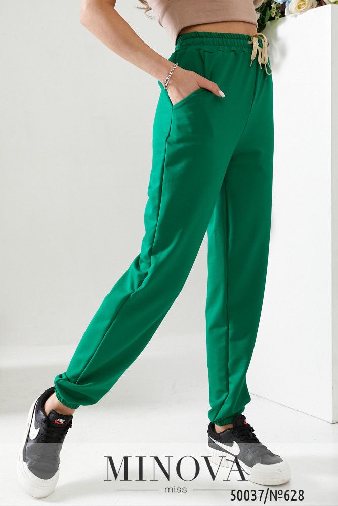 Брюки 628-зеленый Minova