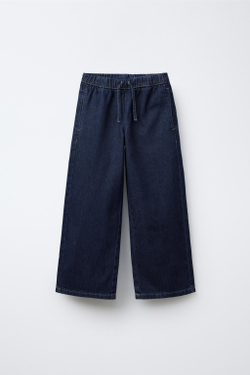ZARA ДЖИНСЫ С ШИРОКИМИ ШТАНИНАМИ, СИНИЙ