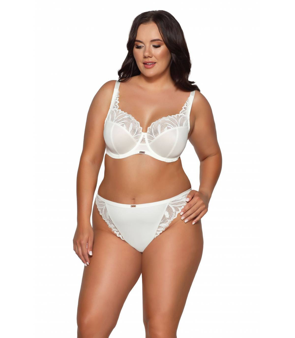 Трусики-бразилиана Yasemin со средней линией талии (Размер: L) (Цвет: телесный)