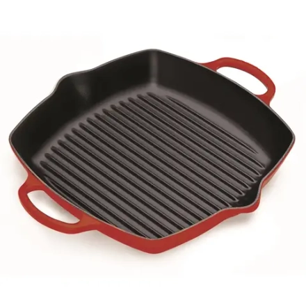 Le Creuset Чугунная сковорода-гриль 30 см Вишня