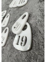 Номерки для гардероба прорезные