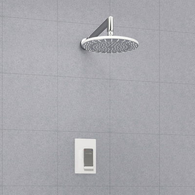 A12667WHITE Встраиваемый комплект для душа с верхней душевой насадкой