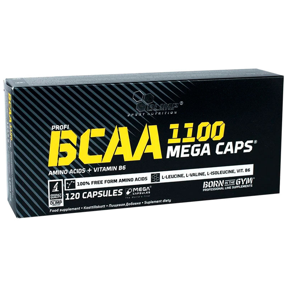 Olimp BCAA Mega caps 1100 мг. (120 капс.)