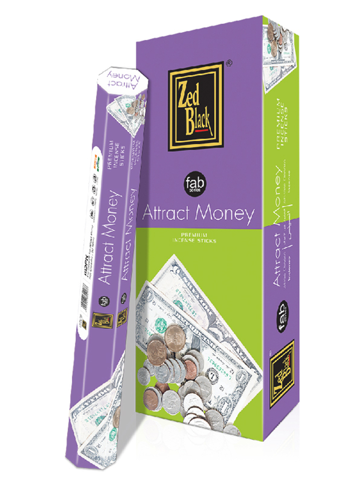 Zed Black Fab Series Attract Money шестигранник Благовоние Привлечение денег