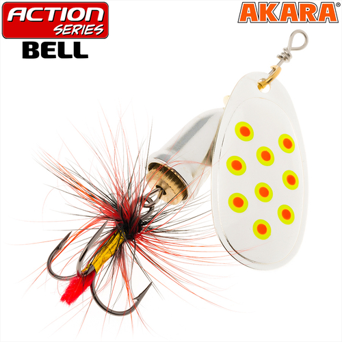Блесна вращающаяся Akara Action Series Bell 3 8 гр. 2/7 oz. A42