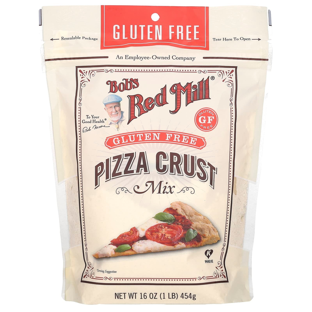 Bob's Red Mill, смесь основы для пиццы, без глютена, 454 г (16 унций)