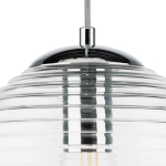 804001 Подвес DISSIMO 1х40W E27 ХРОМ/ПРОЗРАЧНЫЙ