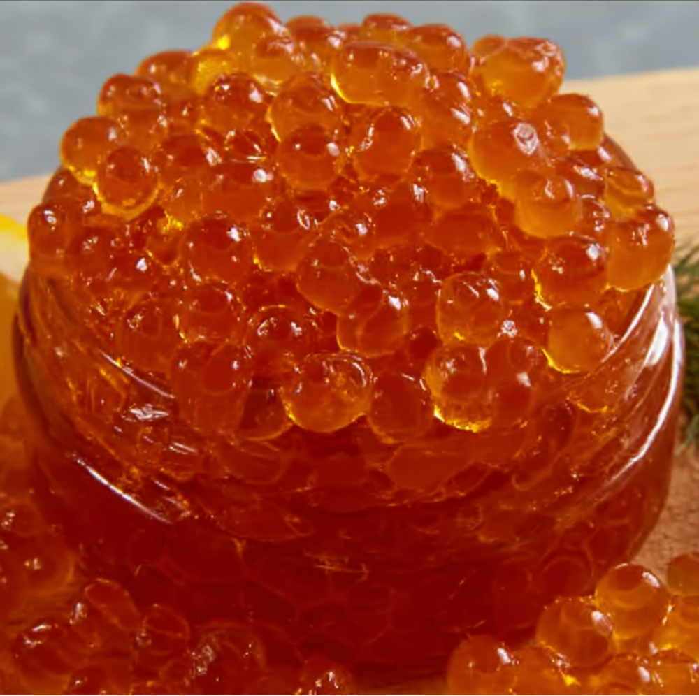 Икра кеты премиум-качества, 1 кг (4*250 гр)