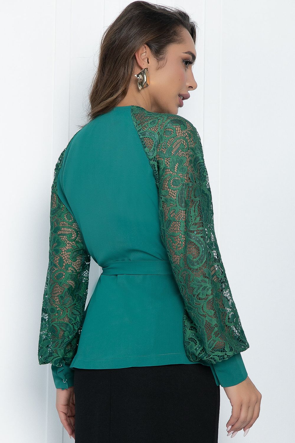 Блуза Эдеса (зеленая) Б11334 LT Collection