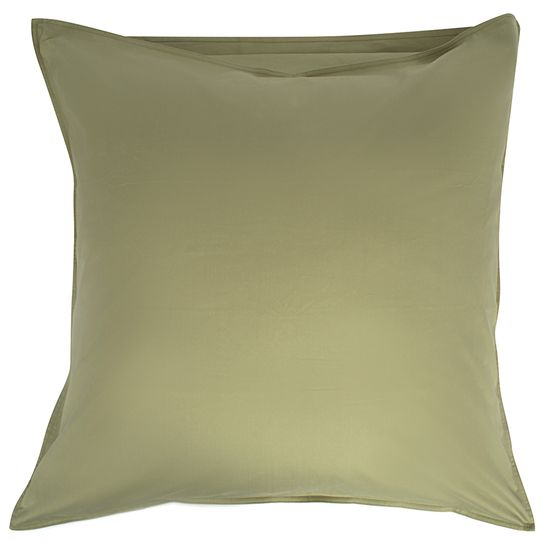 Набор из двух наволочек из сатина цвета шалфея с брашинг-эффектом из коллекции essential, 70х70 см