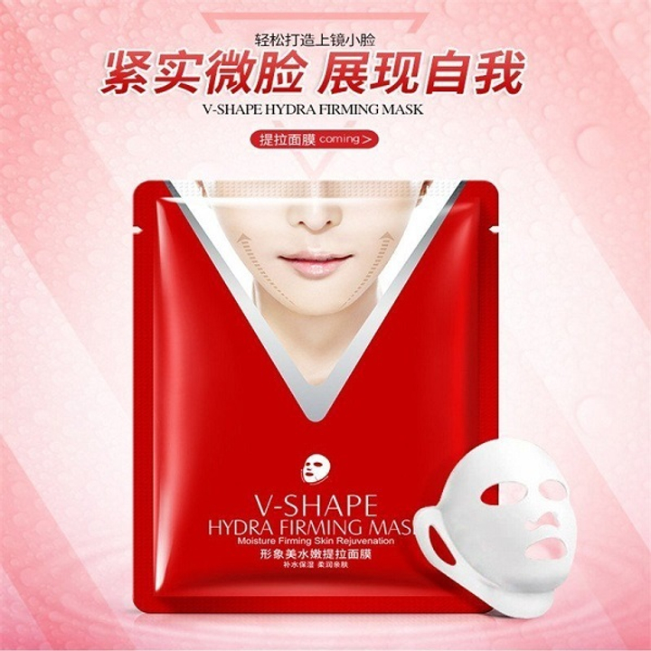 Маска для лица и шеи Images V-Shape Упругость и подтяжка Hydra Firming тканевая 40 г