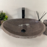 Раковина из речного камня RS-65450 57*38*14 0857