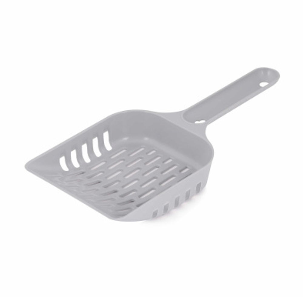 Совок для туалета АЛЬТЕРНАТИВА серый 24х9,8х2,8 см