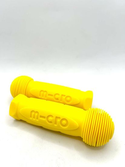 Резиновые ручки желтые