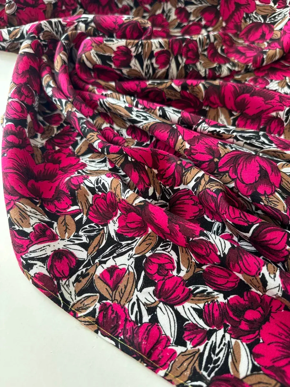 Ткань штапель для шитья 1,4 м плательная летняя вискозная