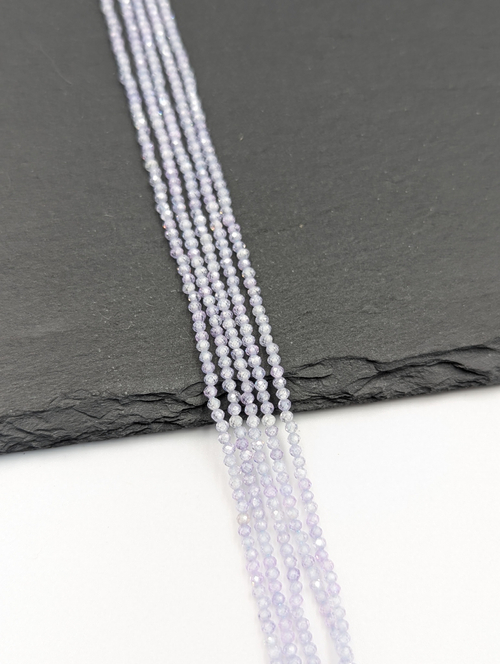 Фианиты (кубический цирконий) 2мм, светло-фиолетовый