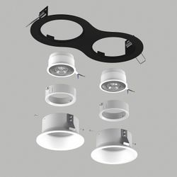 Встраиваемый светильник Lightstar Domino D6270606WMOD