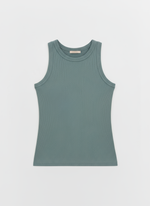 Базовый топ из эластичного хлопка