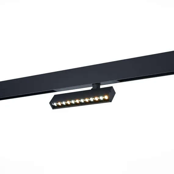 ST656.436.09 Св-к трек. Черный LED 1*9W 3000K 700Lm Ra>90 24 IP20 L220xW25xH105 220V СКАЙЛАЙН 220V