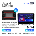 Teyes CC2 Plus 10,2" для Honda Jazz 4 2020 - 2021