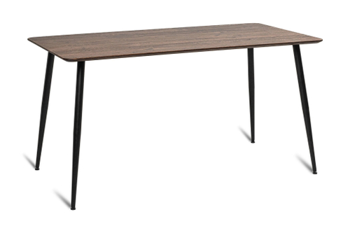 Стол Венако TS (с разложением) Цвет: Рустик браун , ножки чёрные Размер: 1200(1800)*800*740