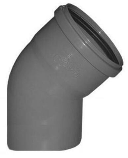 Отвод канализационный 50/45° 4034