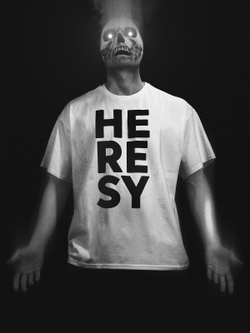 HERESY Футболка Оверсайз
