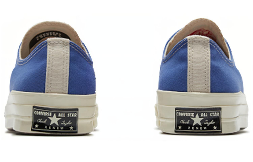 Converse 1970s Low renew series non-slip impact-resistant low-top canvas shoes for men and women the same blue