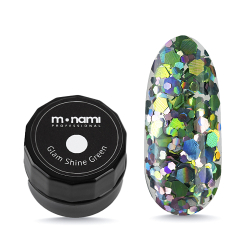 MONAMI Гель-лак Glam Shine Green, 5г