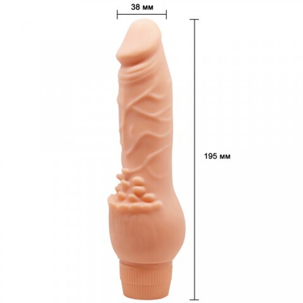 Вибратор с клиторальной стимуляцией Barbara (19,5*3,8 см)