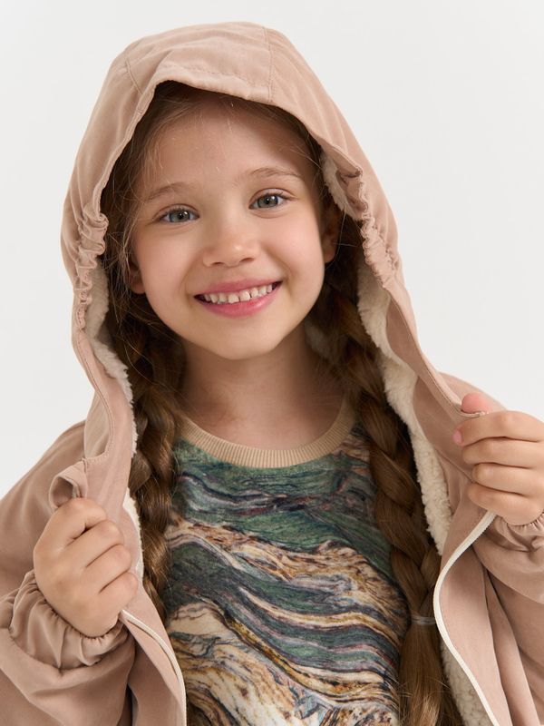 Куртка оверсайз на меху 