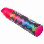 Маркер меловой "POP-ART" КРАСНЫЙ, 15 мм, сухостираемый, для гладких поверхностей, BRAUBERG, 151539