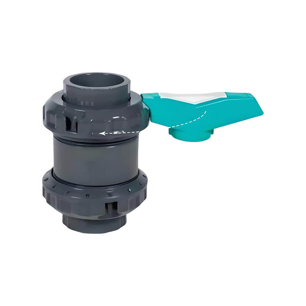 Кран шаровой 110мм Gemas HDPE-EPDM (131119L)