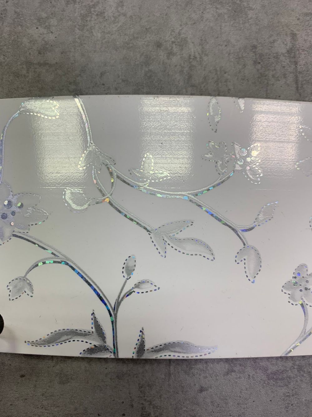 Белый "Сакура" (7см) декоративная планка (бленда)