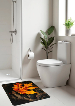 Инновационный коврик 50х80 для ванной и туалета противоскользящий, антибактериальный, диатомитовый