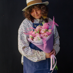 18. Нежный и романтичный букет из эустомы