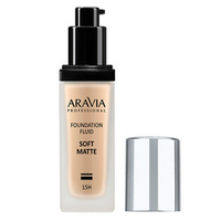 Матирующий тональный крем для лица #03 Бежевый Aravia Professional Foundation Soft Matte Sand Beige 30мл