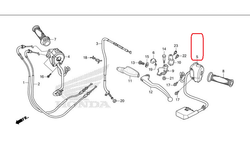 35200-KZZ-921 (35200-KZZ-922) SWITCH ASSY., WINKER. Honda CRF250L (2017-2020)