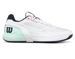 Мужские кроссовки теннисные Wilson Rush Pro 5 Clay - white/bay/fiery cor
