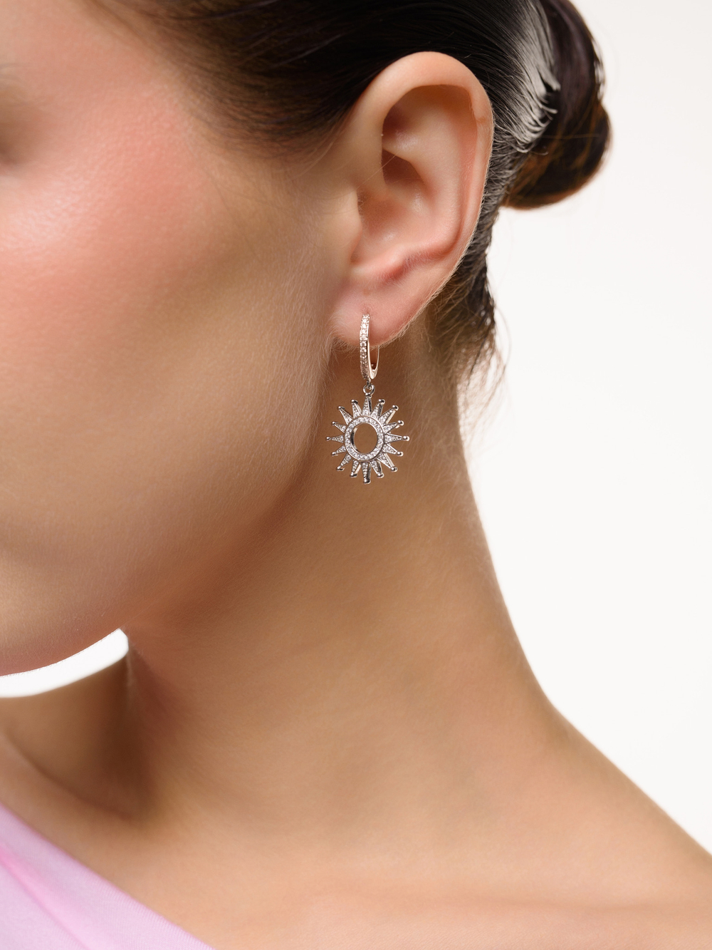 Серьги "Sun mini" Silver