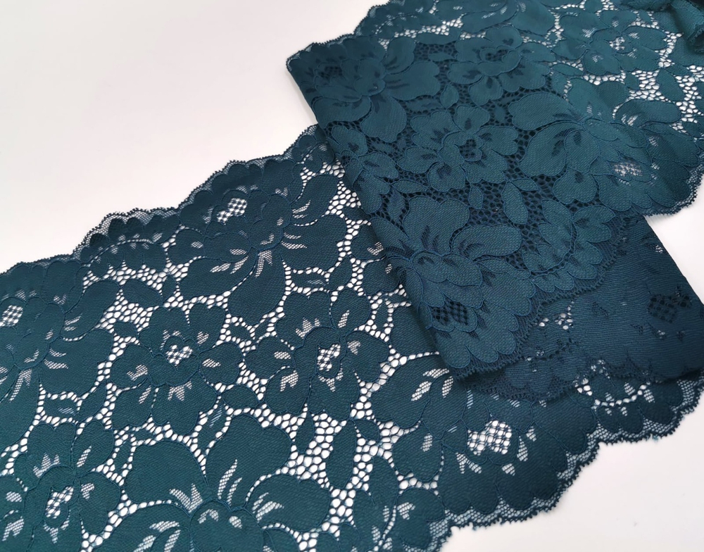 Эластичное кружево,22 см, сосна, (Арт: EK-2234), м