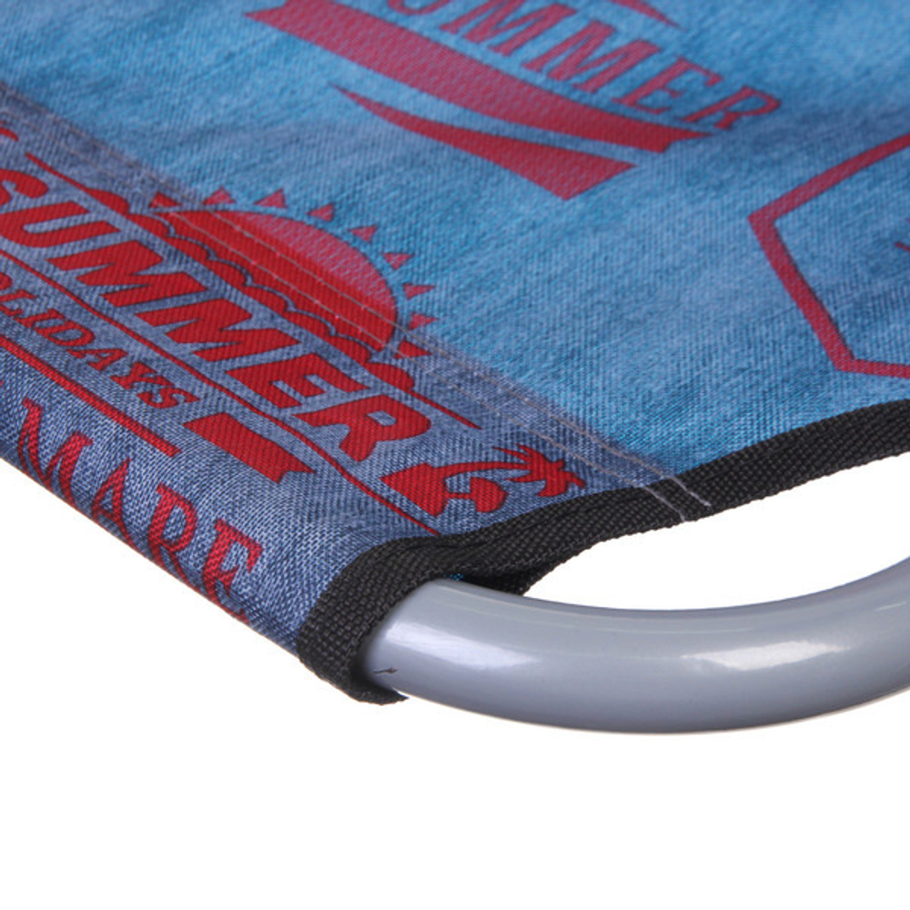 Кресло складное с подлокотниками Джинс 1608-RGR, 55*71*95 см, ДоброСад