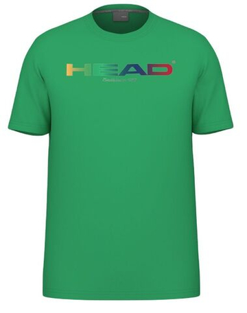 Футболка для мальчика теннисная Head Junior Off Court Rainbow T-Shirt - candy green